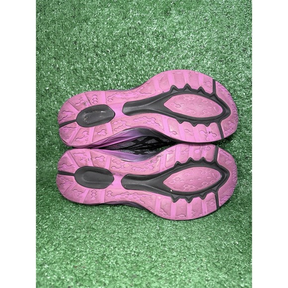 Asics Dynablast Womens Size 10 Black Purple Gym Running Shoes Sneakers 1012A701 - Picture 8 of 9